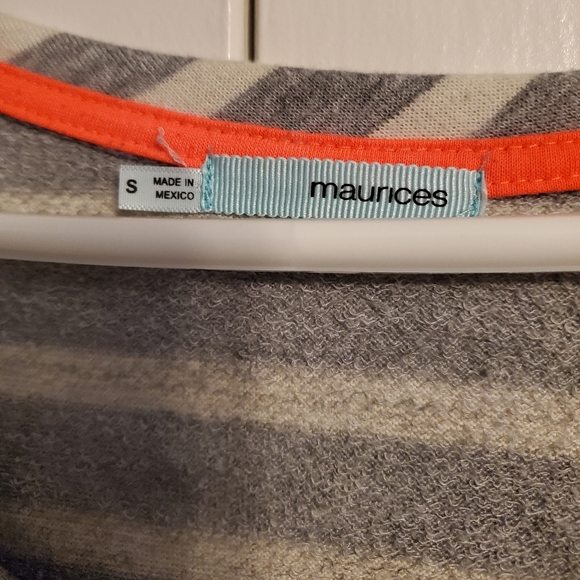 Maurices Striped Oversized Sweatshirt - Picture 3 of 5